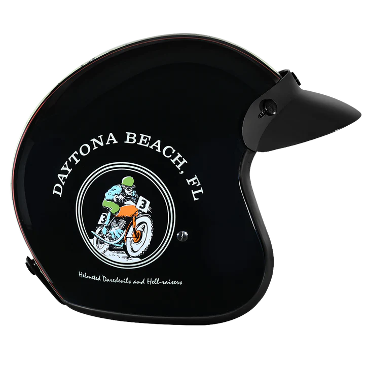 DOT Approved Daytona Cruiser Open Face Motorcycle Helmet